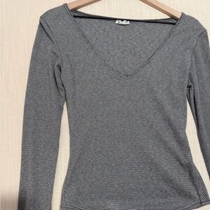 We The Free V-Neck Long Sleeve Top